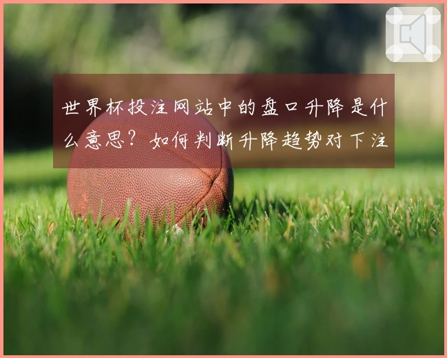 世界杯投注网站中的盘口升降是什么意思？如何判断升降趋势对下注的影响？